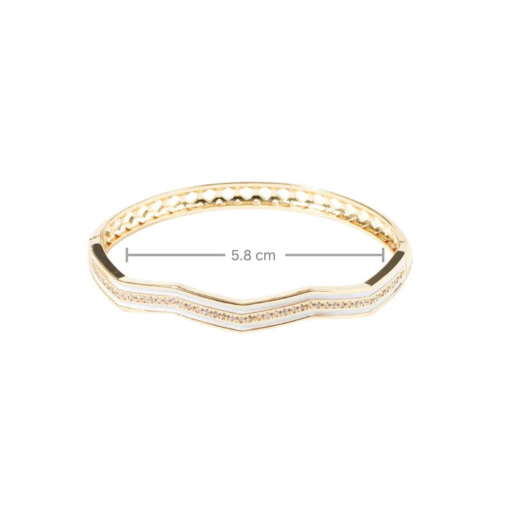 Elegant Enamel Cuff - Salty Accessories