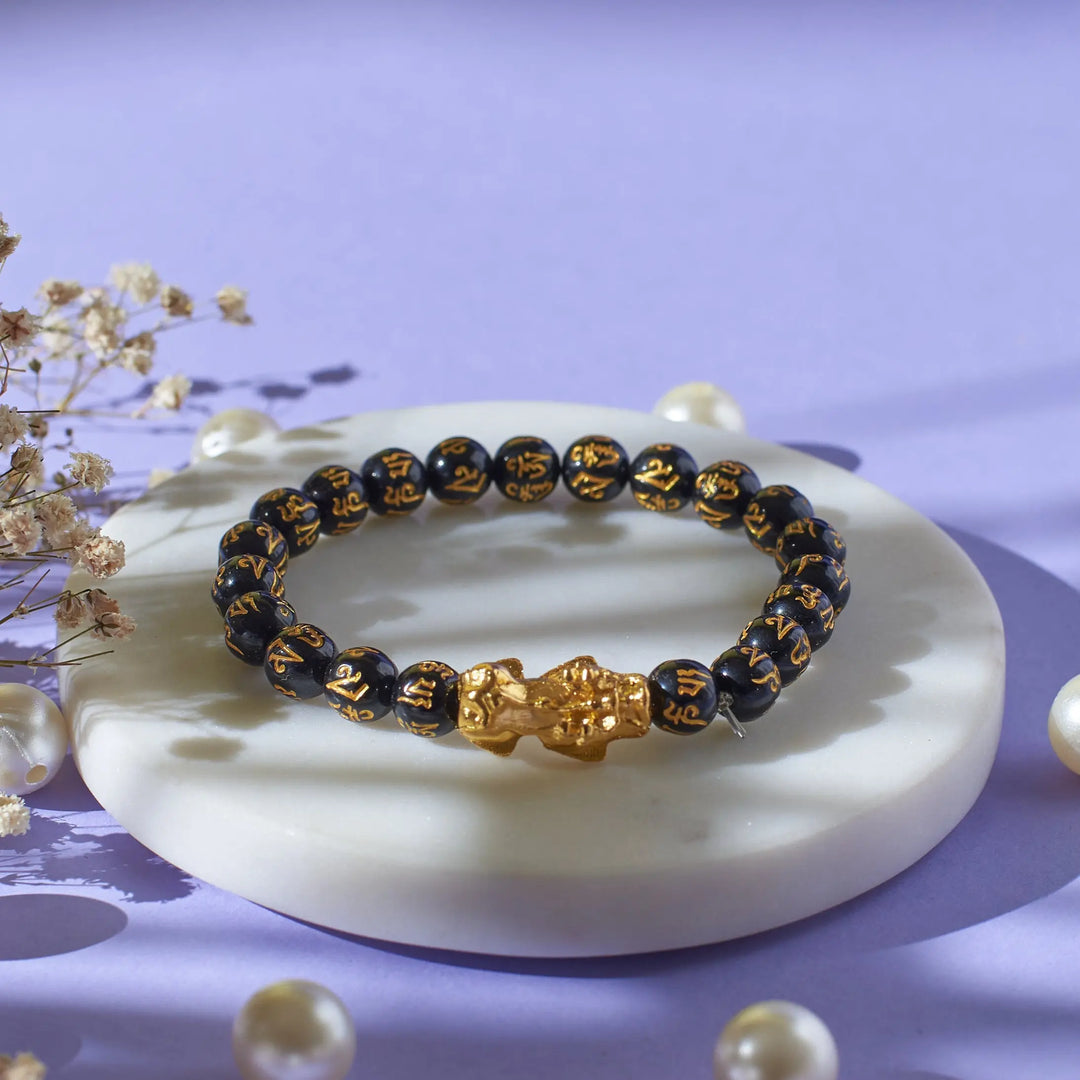 Elegant Onyx Beaded Bracelet - Salty Accessories