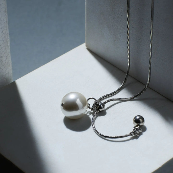 Elegant Silver Swirl Tassel Chain - Salty Accessories