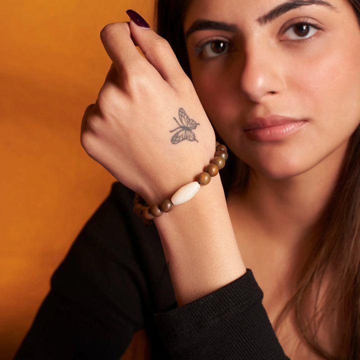 Elemental Rosewood Beaded Band - Salty Accessories