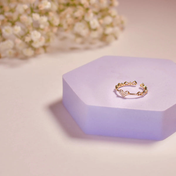 Embrace Heart Ring