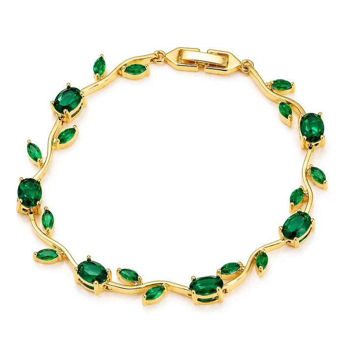 Emerald Glow Watch Bracelet Stack | Salty