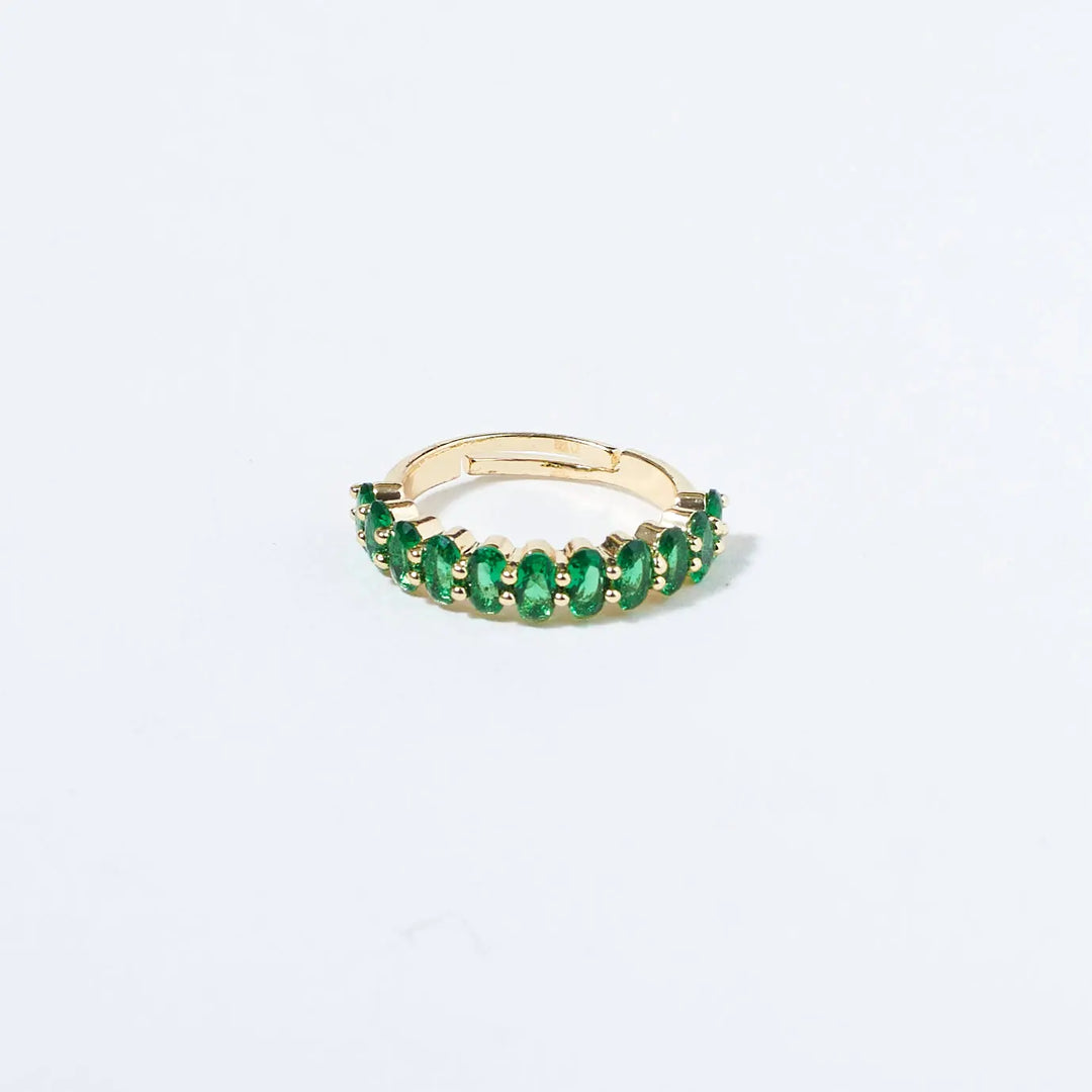 Emerald Twirls Ring | Salty