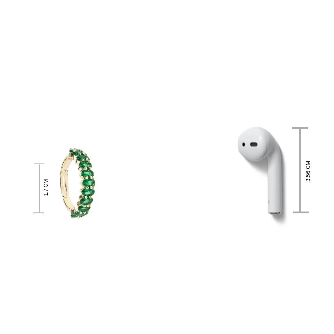 Emerald Twirls Ring | Salty