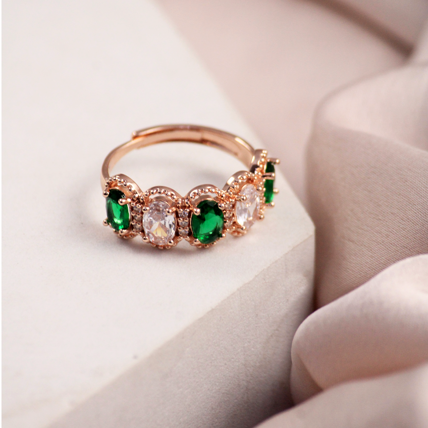 Emerald Cocktail Ring