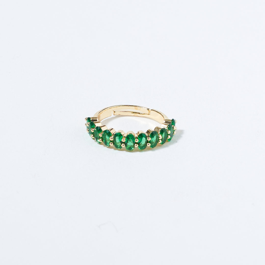 Emerald Twirls Ring Salty