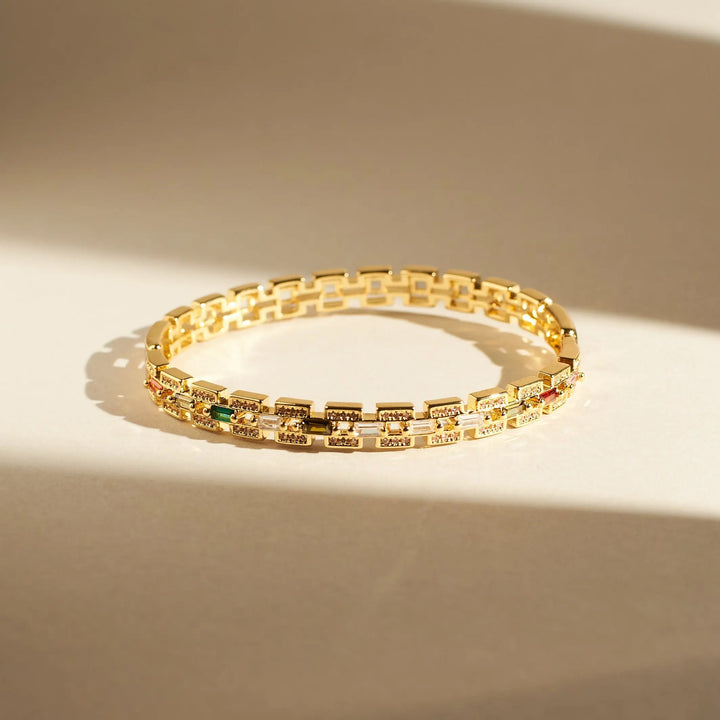 Enchanted Gemstone Bangle - Salty Accessories