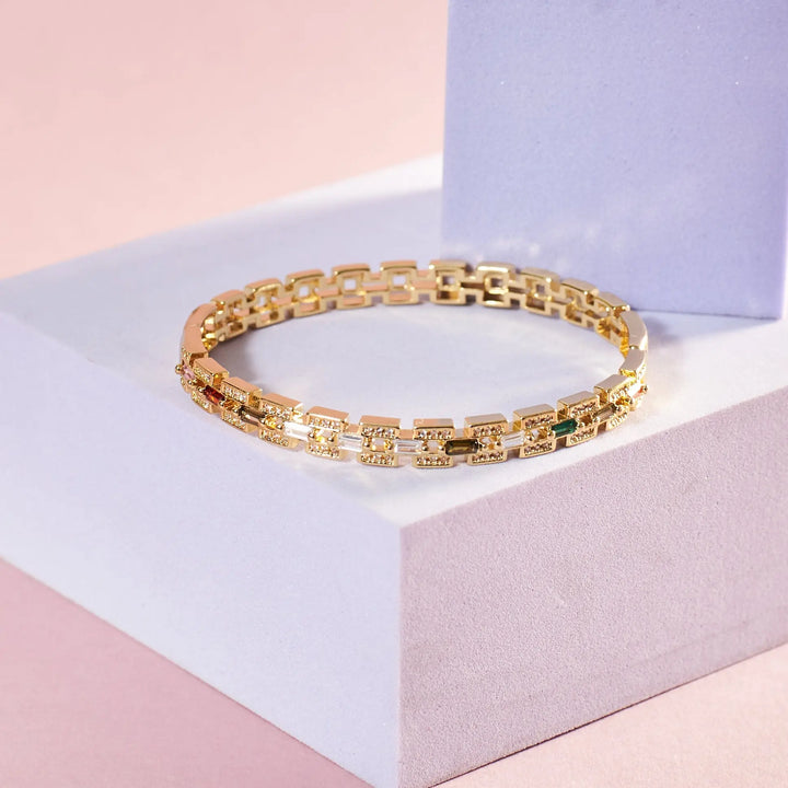 Enchanted Gemstone Bangle - Salty Accessories