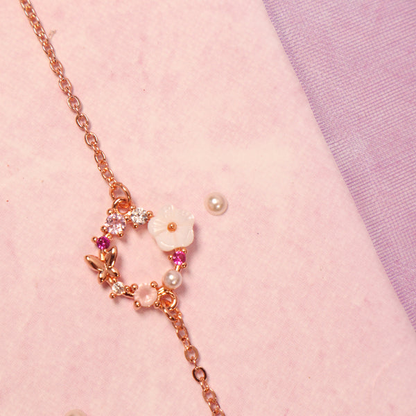 Enchanted Lily Pearls Bracelet