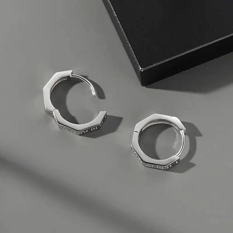 Engraved Minimalist Earrings