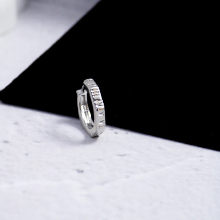 Engraved Minimalist Earrings