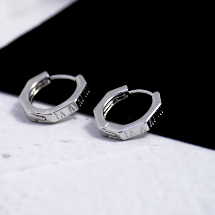 Engraved Minimalist Earrings