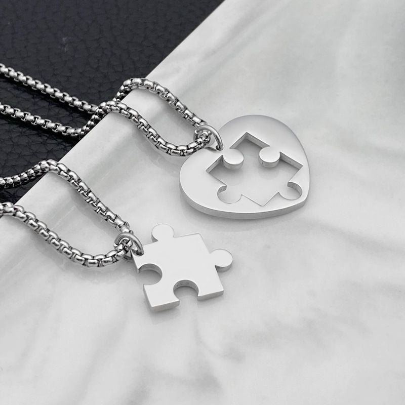 Enigmatic Connections Necklace for Couples (2 Necklaces) Salty