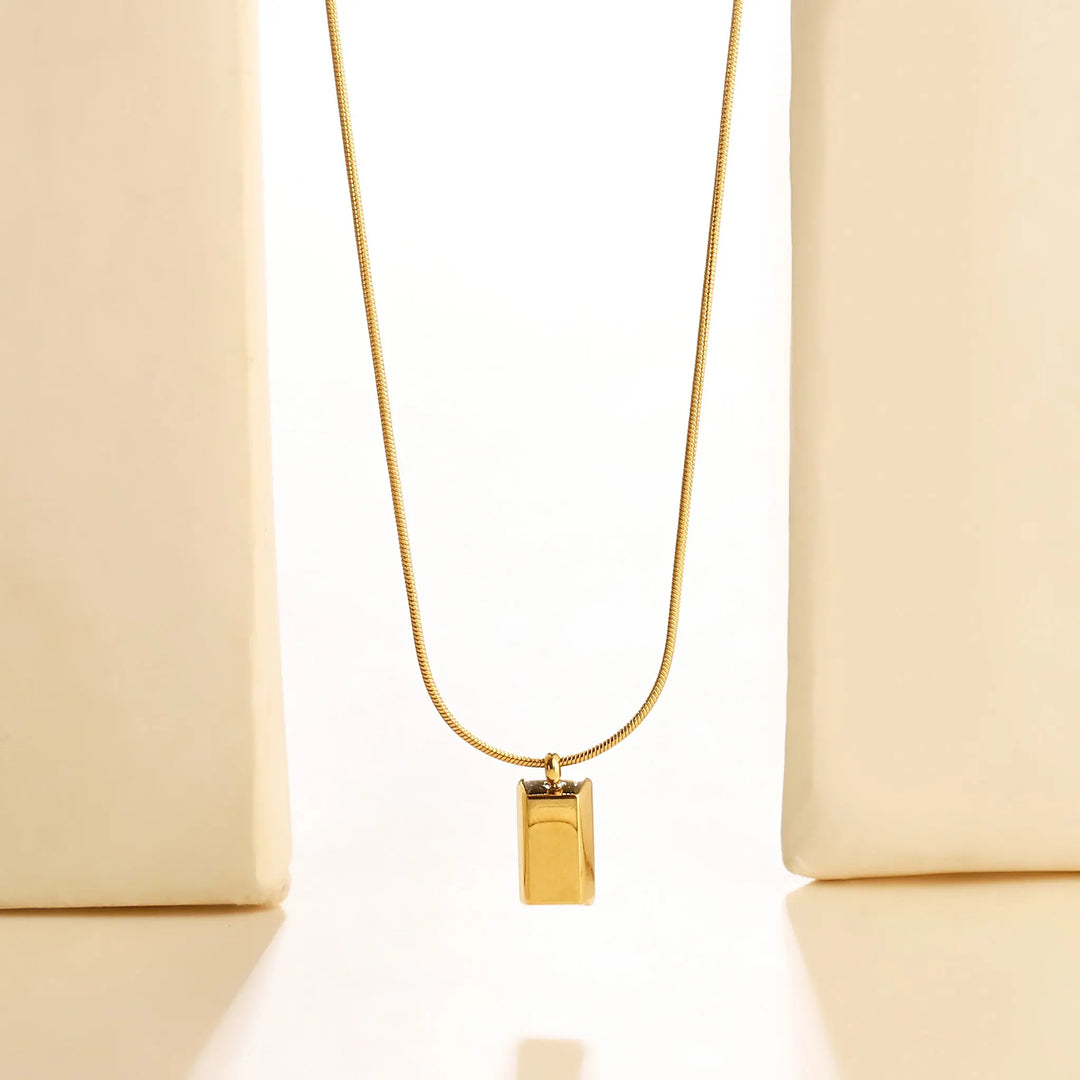 Eternity Charm Gold Necklace | Salty