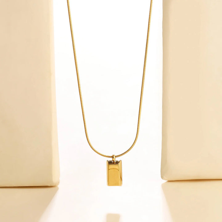 Eternity Charm Gold Necklace | Salty