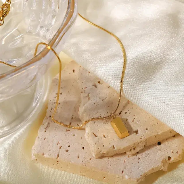 Eternity Charm Gold Necklace | Salty