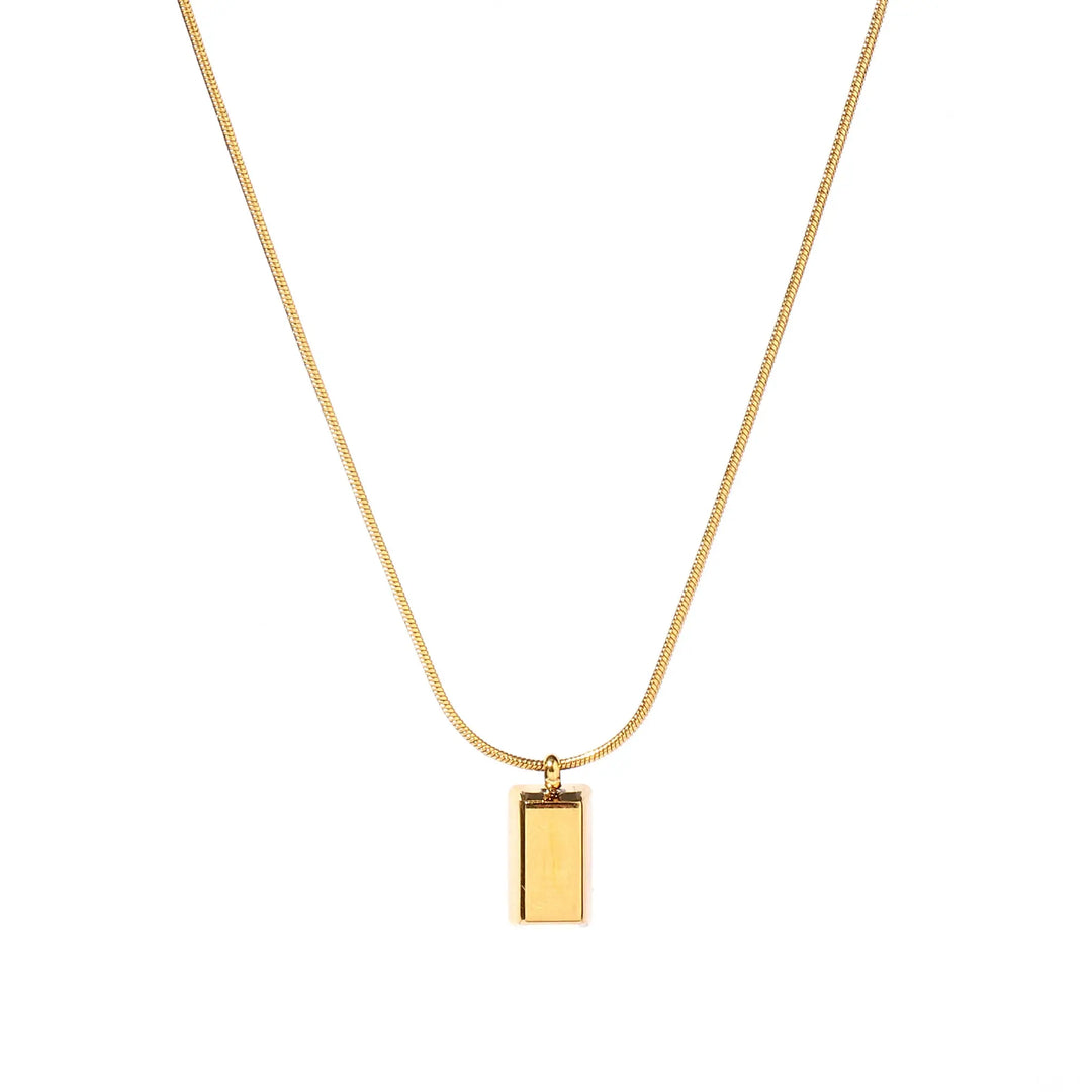 Eternity Charm Gold Necklace | Salty