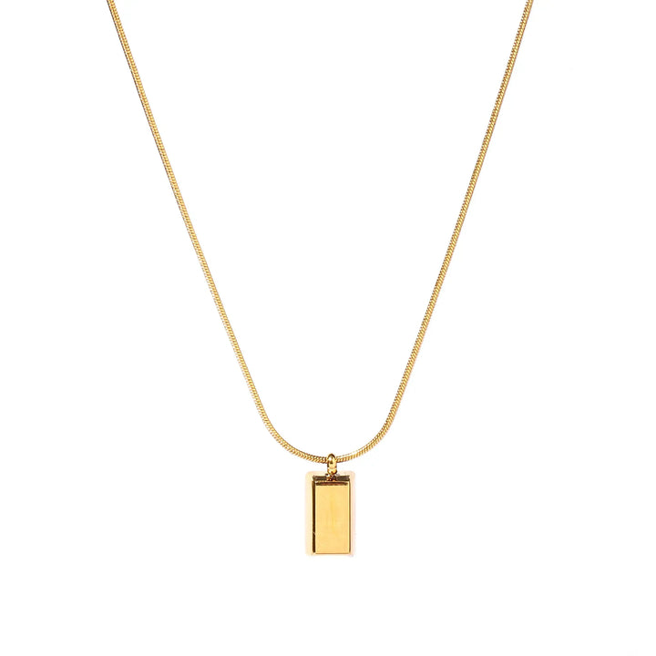 Eternity Charm Gold Necklace | Salty