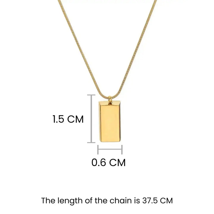 Eternity Charm Gold Necklace | Salty