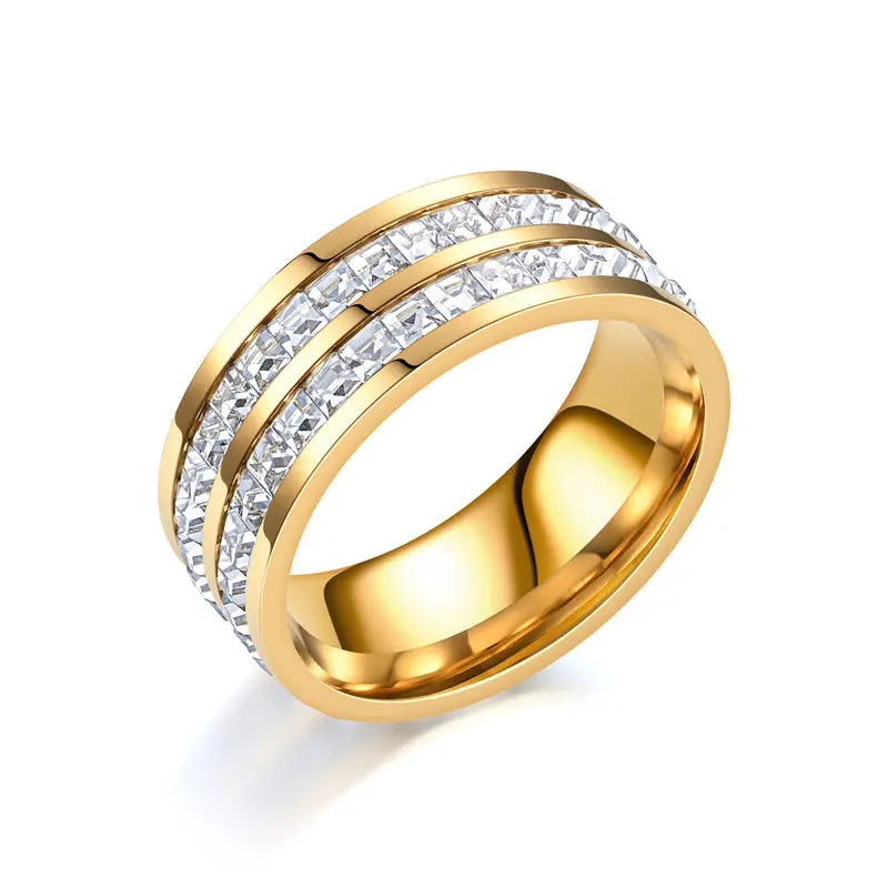 Euros Golden Diamond Ring