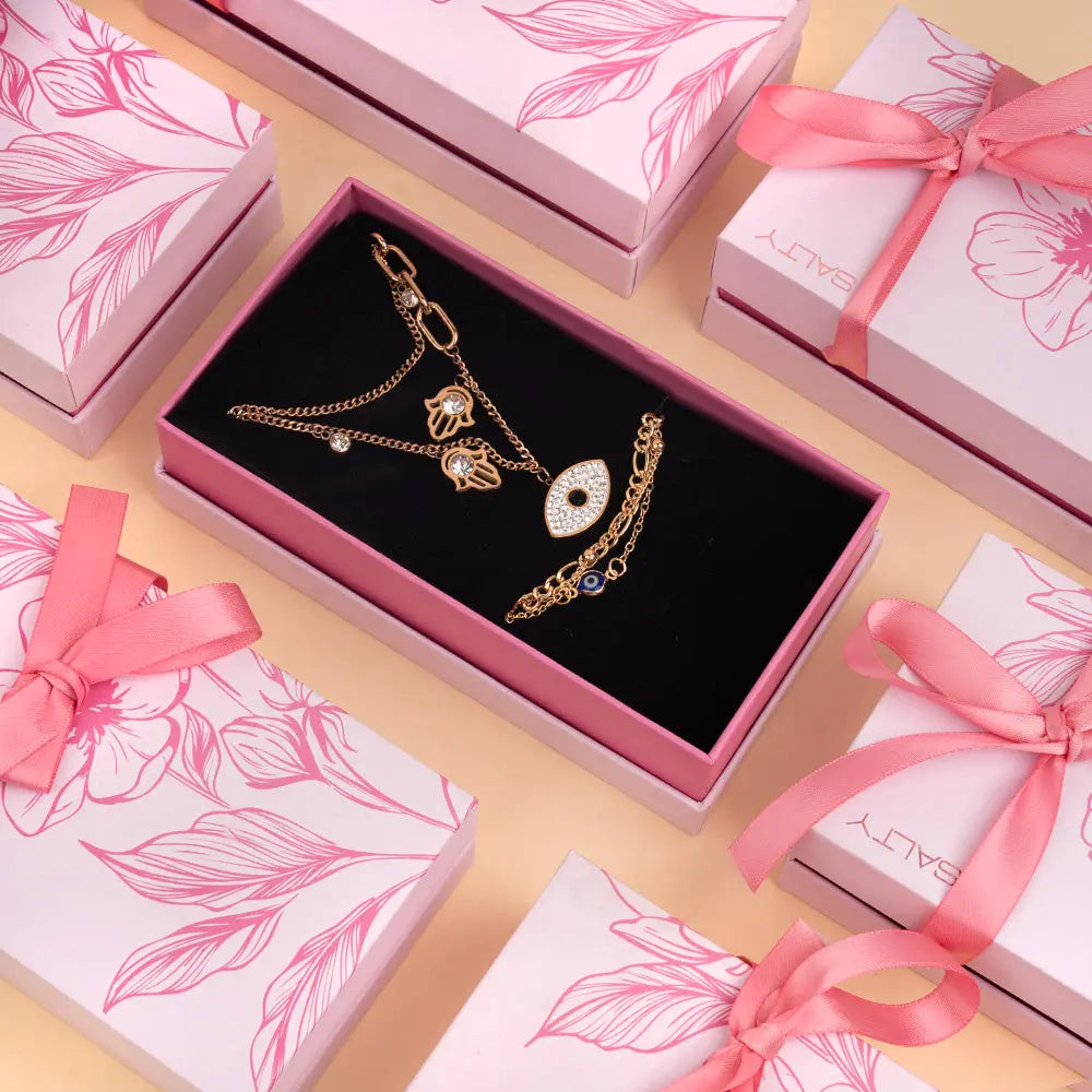 Evil Eye Aura Jewellery Stack | Salty