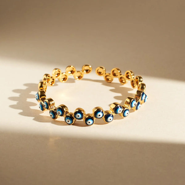 Evil Eye Shield Cuff