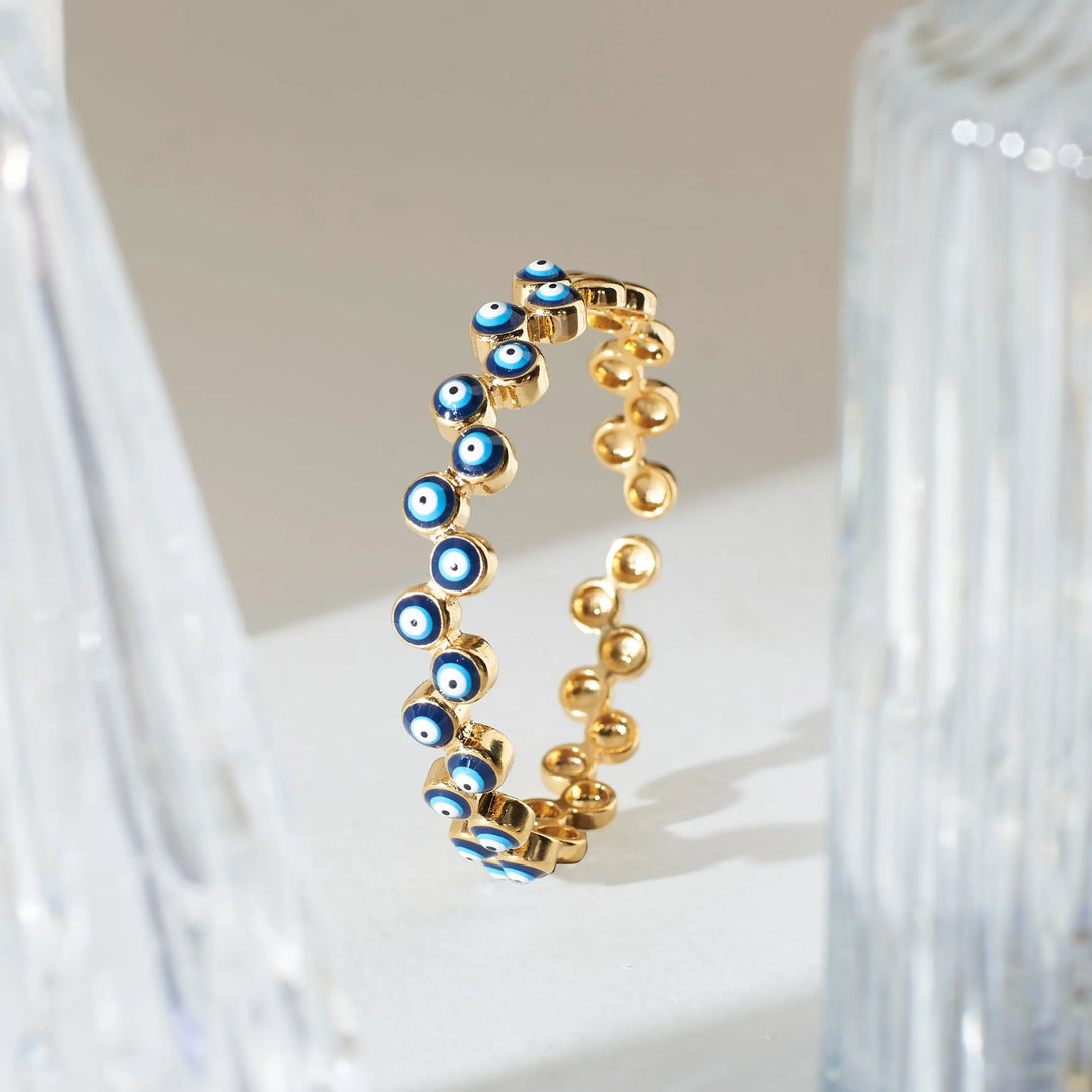 Evil Eye Shield Cuff - Salty Accessories
