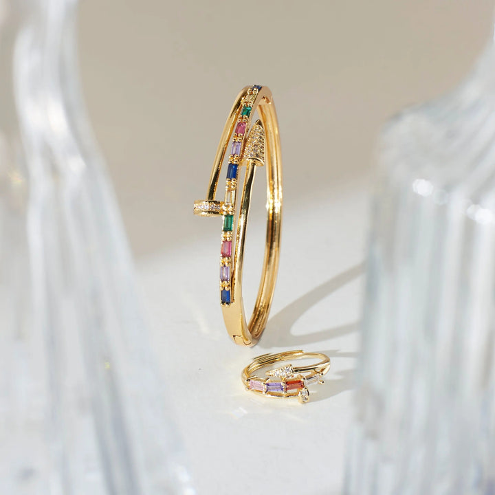 Exclusive Stones Bracelet and Ring Set - Salty Accessories