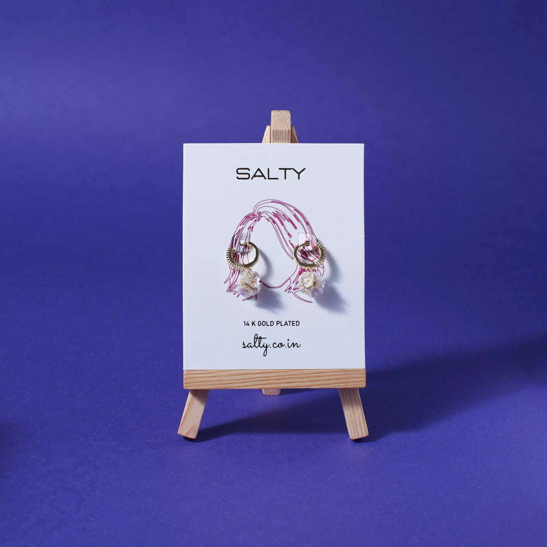 Facet Drop Earrings - Salty Accessories