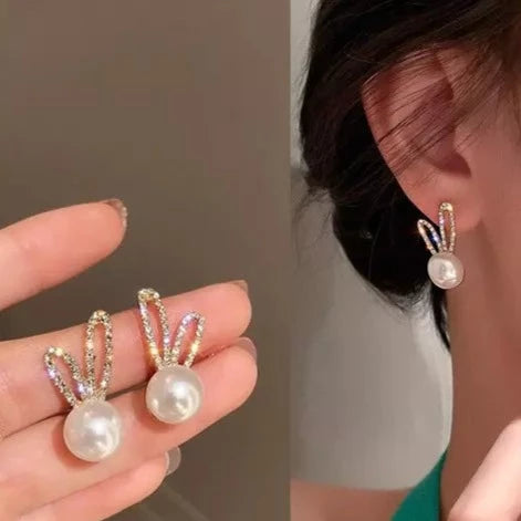 FairyFrost Pearl Earrings Salty