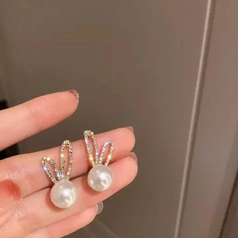 FairyFrost Pearl Earrings Salty