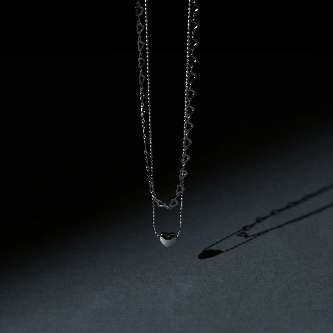 Falling In Love Silver Necklace - Salty Accessories