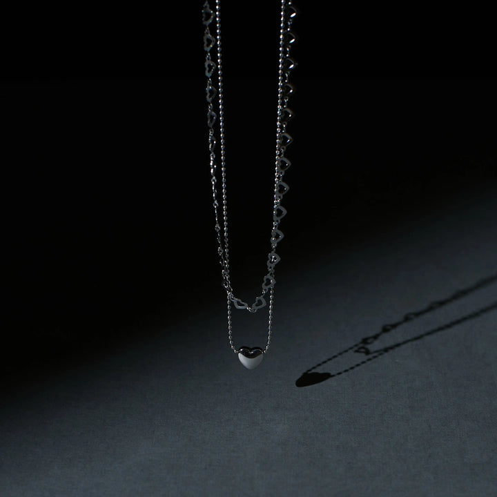Falling In Love Silver Necklace - Salty Accessories