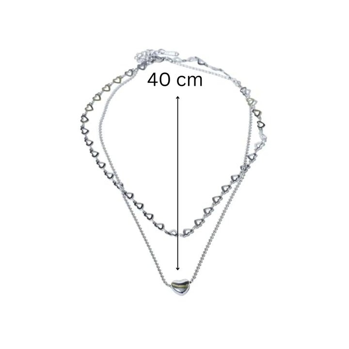 Falling In Love Silver Necklace - Salty Accessories