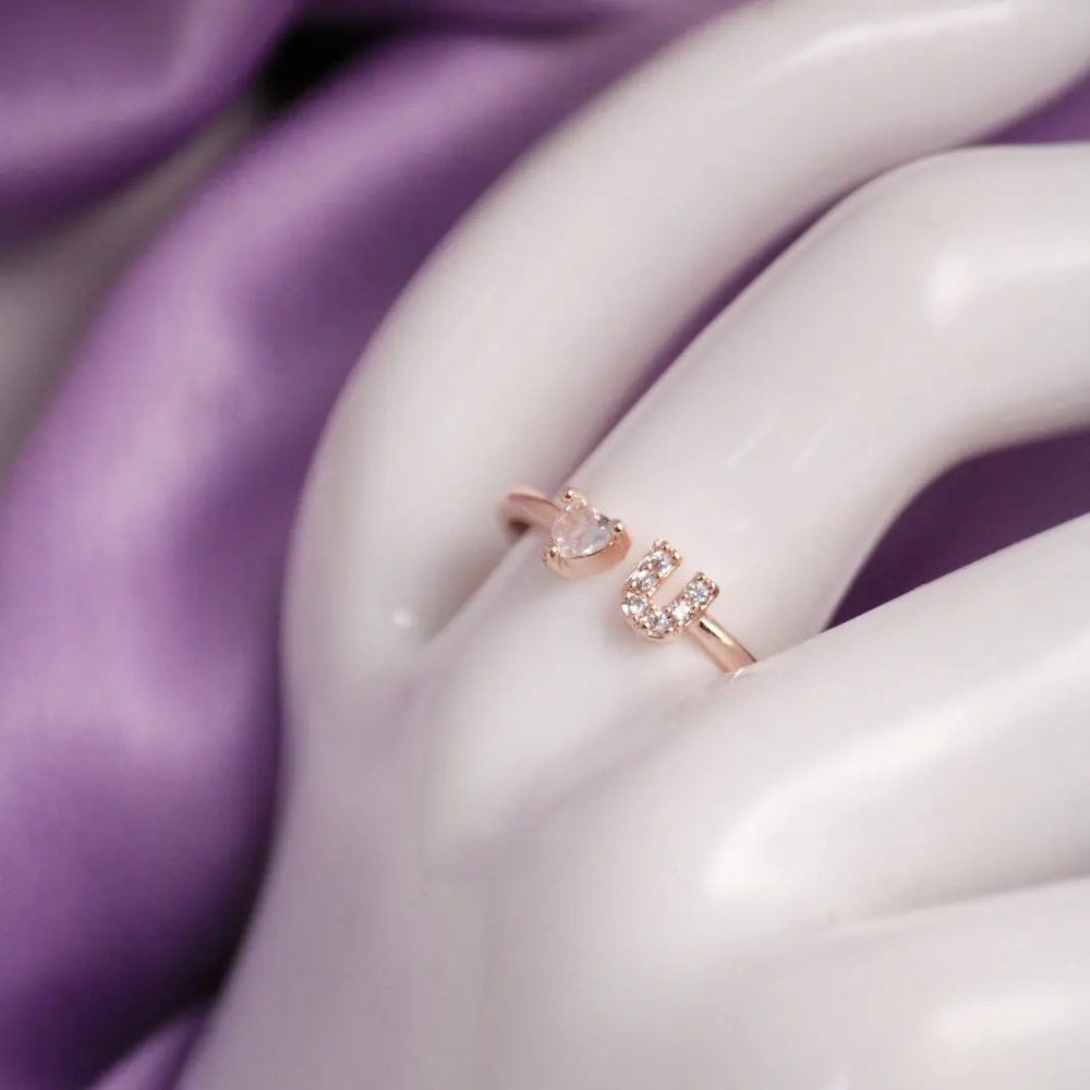 Farrier rose-gold ring