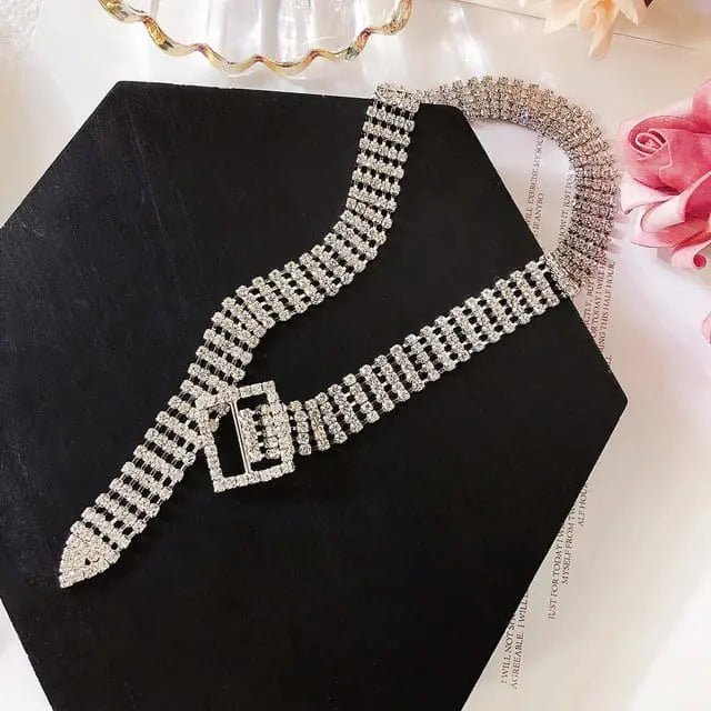 Fashion Belt Adjustable Choker - Salty Accessories