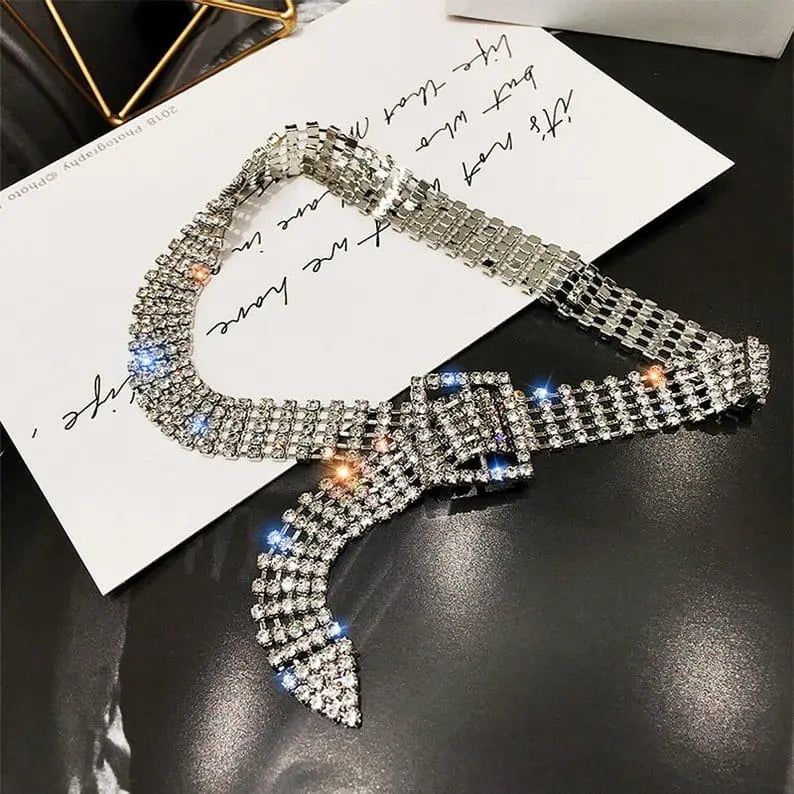 Fashion Belt Adjustable Choker - Salty Accessories