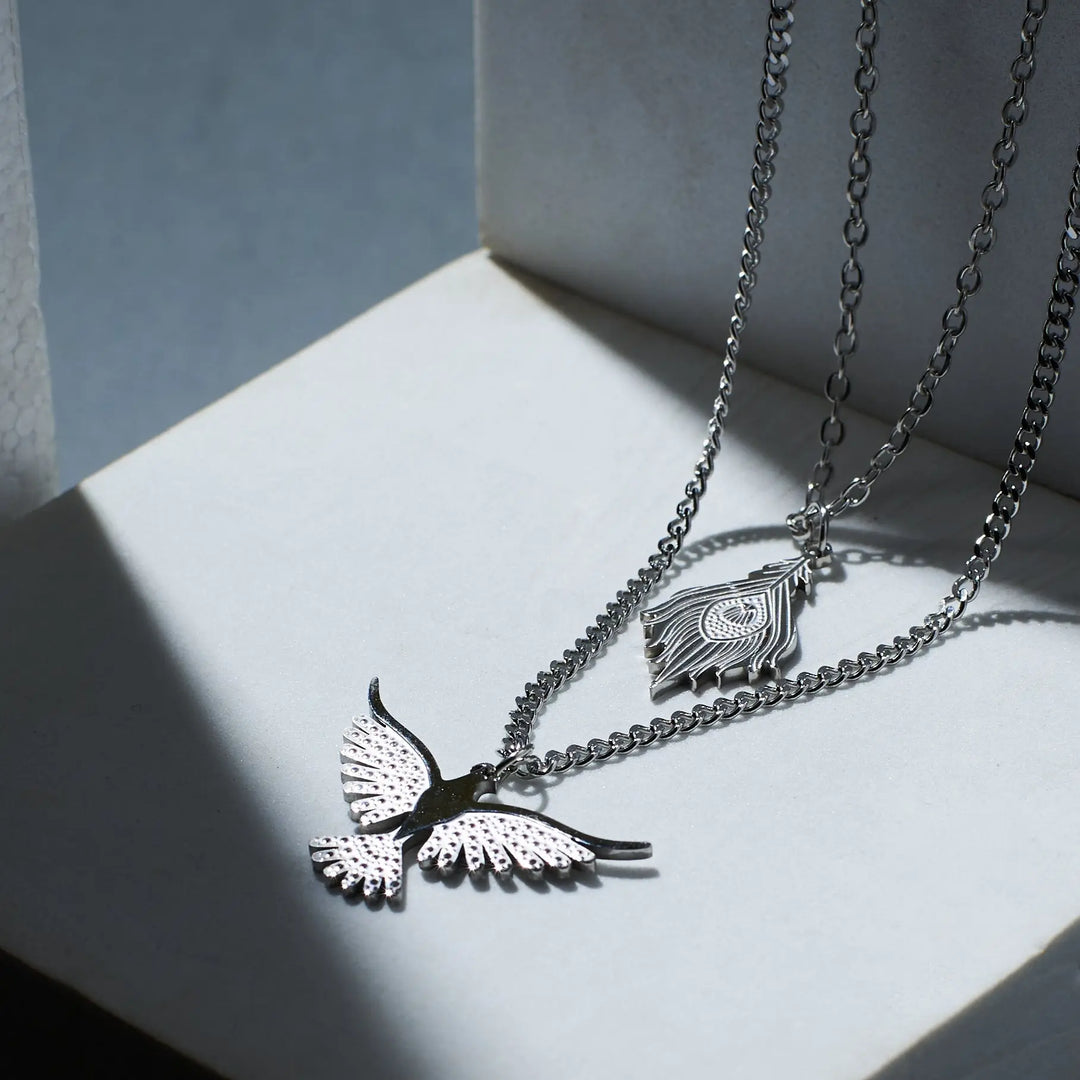 Fawkes Silver Layered Necklace - Salty Accessories