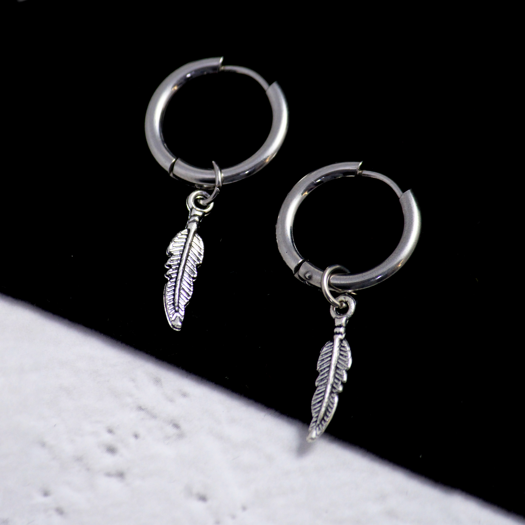 Feather Earrings  Thoughts for the Day  Breathtakingly Beautiful