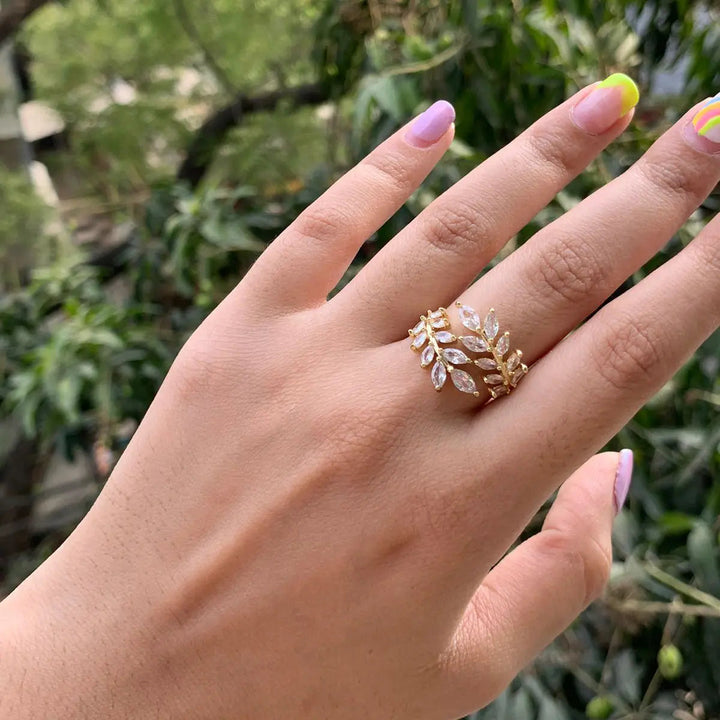 Ferns gorgeous Golden Band - Salty Accessories