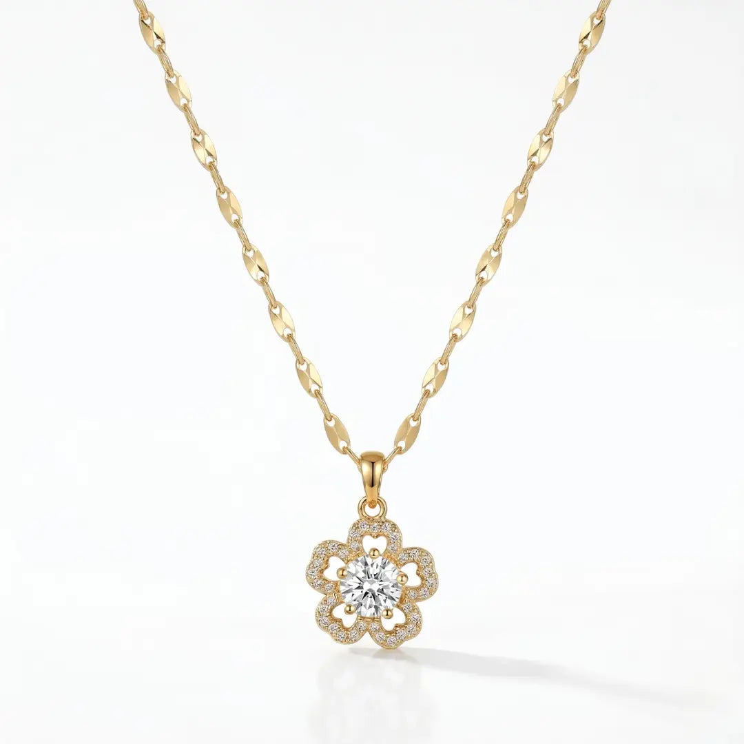 Fleurielle Crystal Necklace | Salty