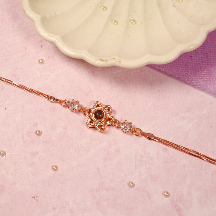 Floral Crystal Cascade Bracelet - Salty Accessories