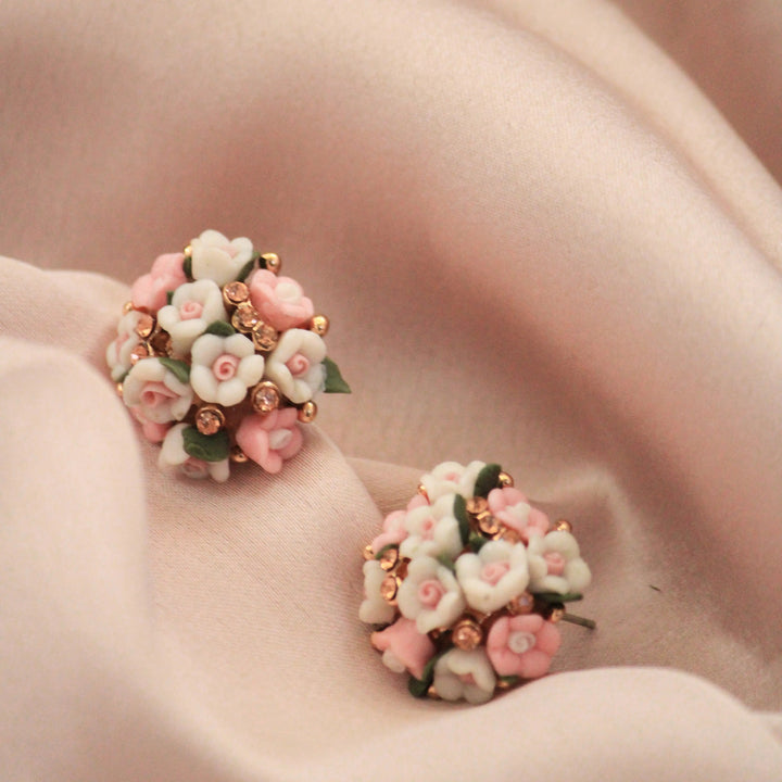 Flower Bouquet Earrings - Salty Accessories