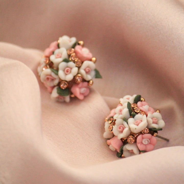 Flower Bouquet Earrings - Salty Accessories
