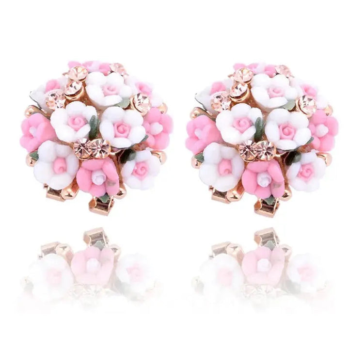 Flower Bouquet Earrings - Salty Accessories