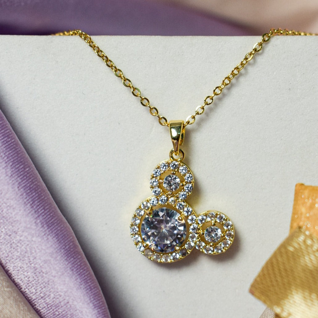 Fluffy Snuggles Golden Necklace - Salty Accessories