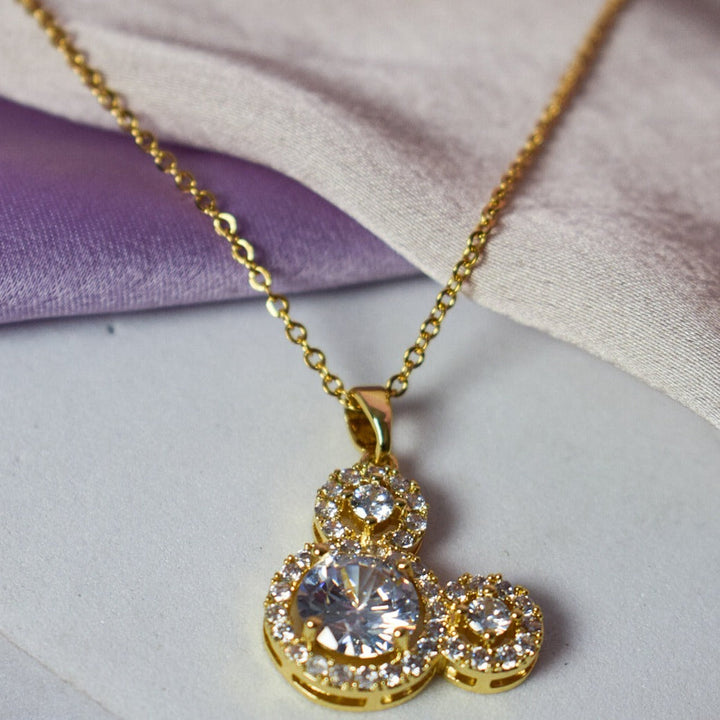 Fluffy Snuggles Golden Necklace - Salty Accessories