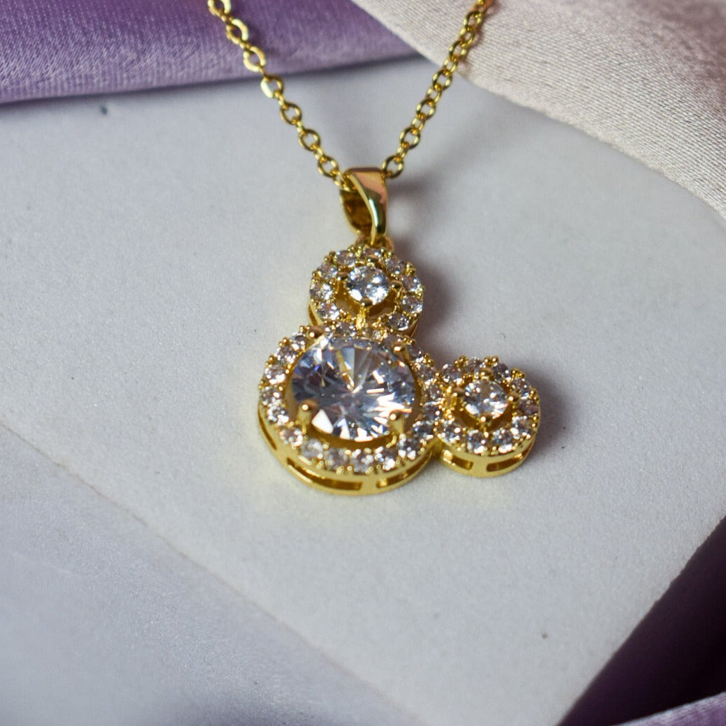Fluffy Snuggles Golden Necklace - Salty Accessories