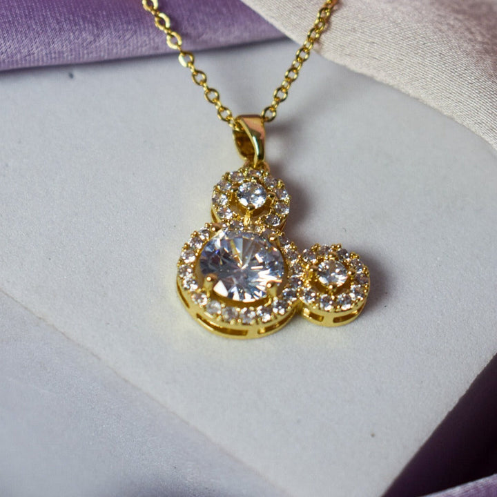 Fluffy Snuggles Golden Necklace - Salty Accessories