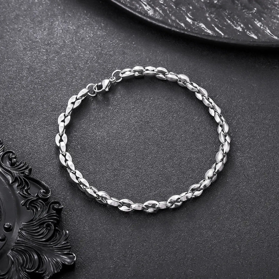 Fluid Oval Chain Bracelet | Salty